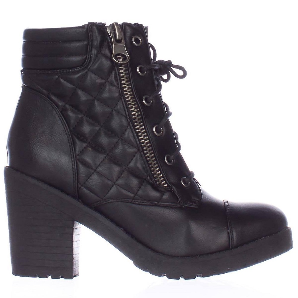 (3 for $20) RAMPAGE Quilted Pleather Boots Sz 6.5